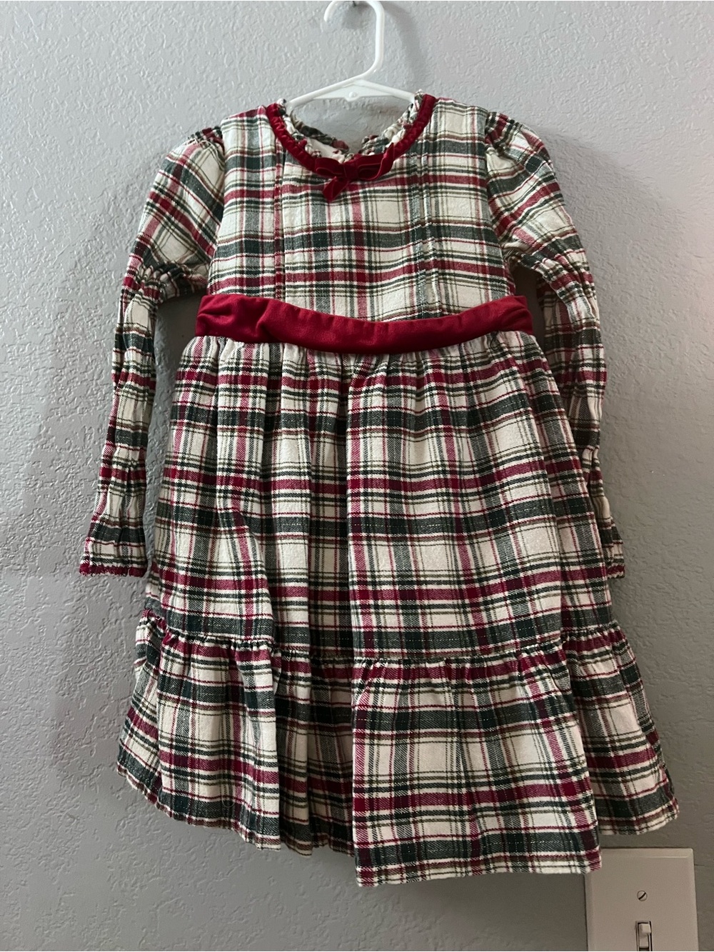 Tommy Bahama Girls Holiday Plaid Dress | Size 4T